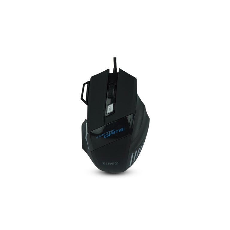 Biagji Fighter X6S macro pro gaming mouse with RGB lighting and programmable buttons
