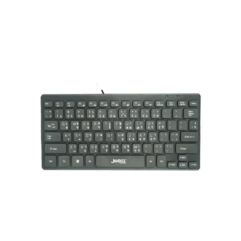 Jedel KB-1000 USB wired mini keyboard compact black