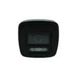 Hikvision DS-2CE16D0T-LXTS mini bullet camera with Smart Hybrid Light, two-way audio, and built-in siren.