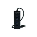 High speed USB 3.1 4 port USB 3.0 hub for PC laptop and tablet black