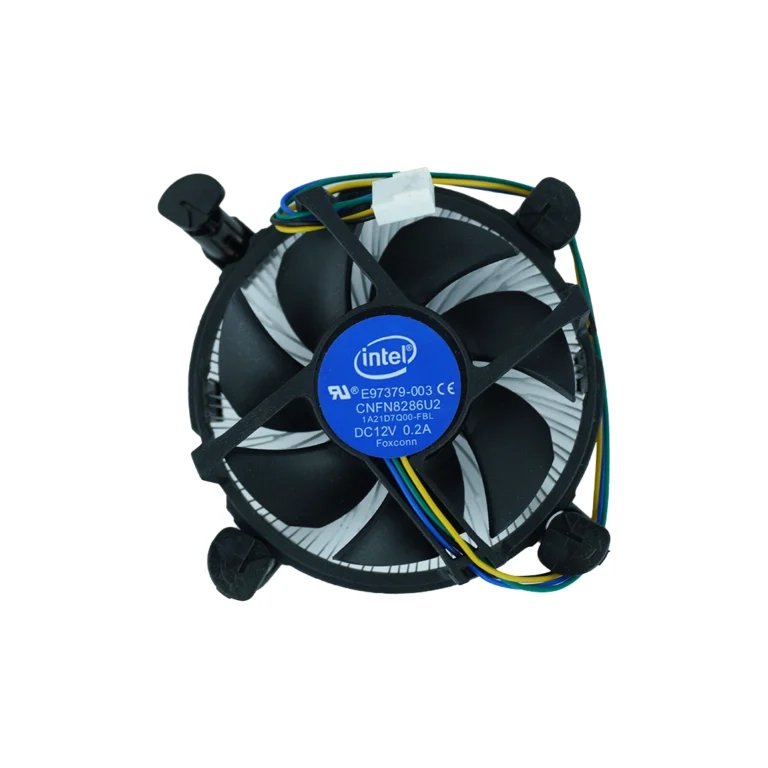 Intel i3 i5 i7 CPU cooling fan with aluminum heatsink for desktop processors