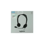 Logitech H110 stereo headset with noise reducing microphone for PC and laptop