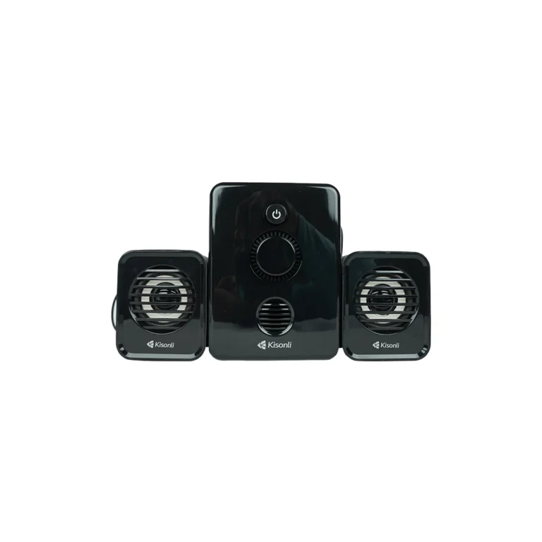 Kisonli U3000 USB powered AUX stereo speaker for home computer and PC