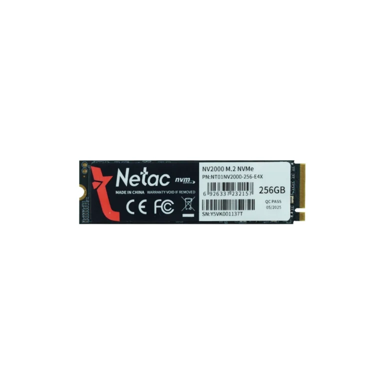 Netac NV2000 256GB M.2 NVMe SSD
