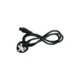 3 pin laptop power cable with fuse and cloverleaf connector