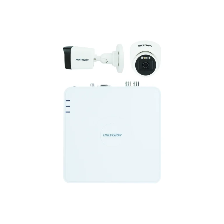 Hikvision 2 camera CCTV system with DVR
