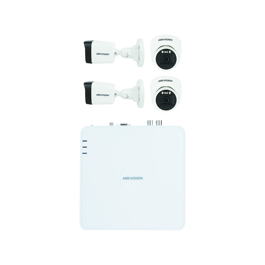 Hikvision 4 Camera CCTV Package with DVR